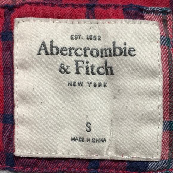 Abercrombie & Fitch Plaid Button-Up Shirt Size S - Y2K, Grunge, Casual - Picture 3 of 6